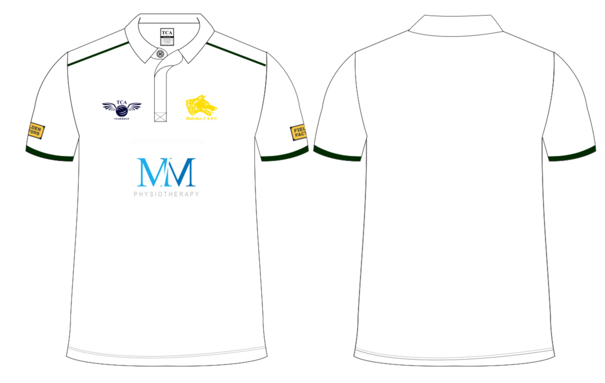 Senior SS White Playing Shirt (Walsden CC)