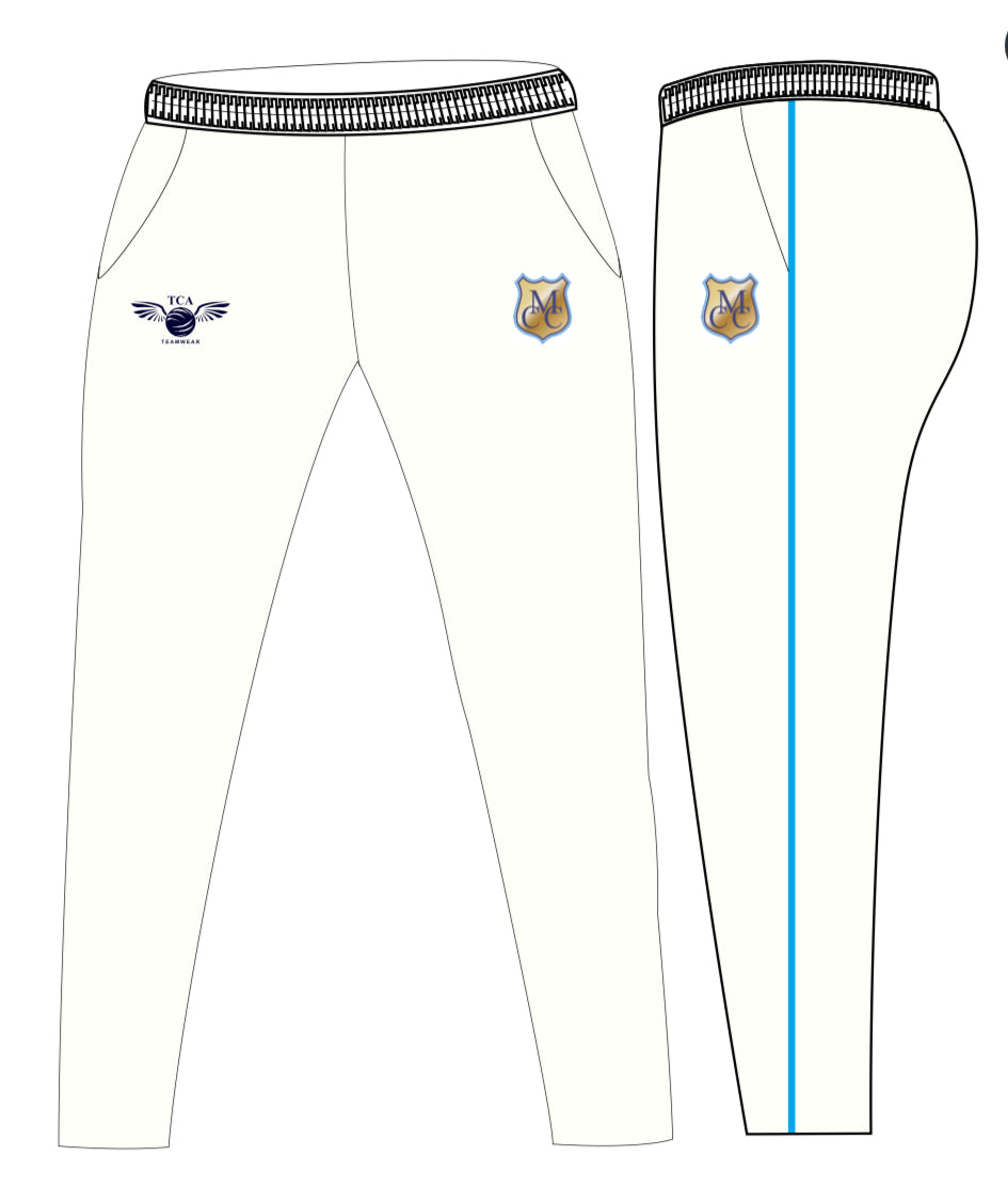 Senior White Playing Trousers (Mytholmroyd CC)