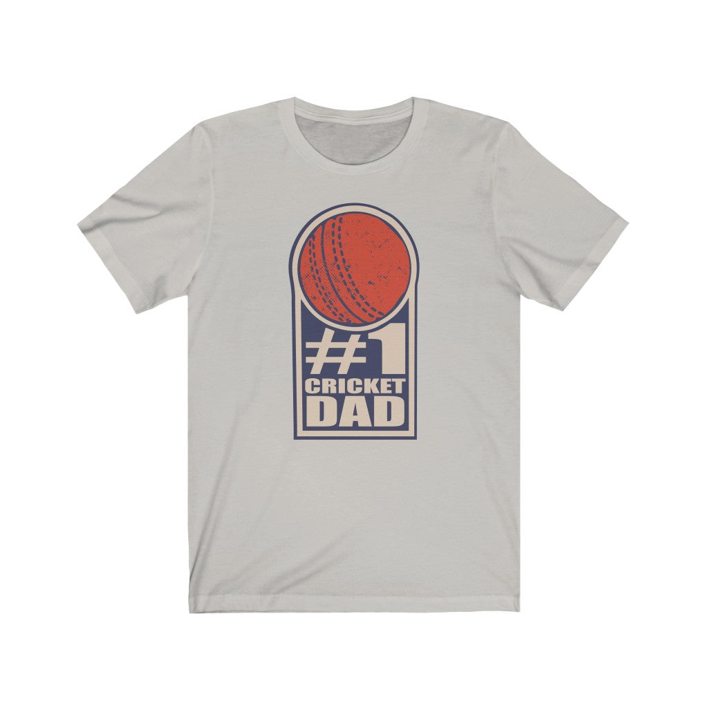 #1 Cricket Dad T-Shirt