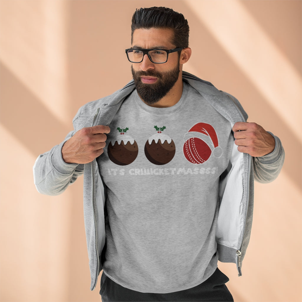 Cricket Ball Christmas Pudding Jumper