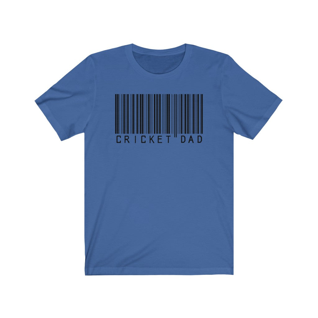 Cricket Dad Barcode T-Shirt