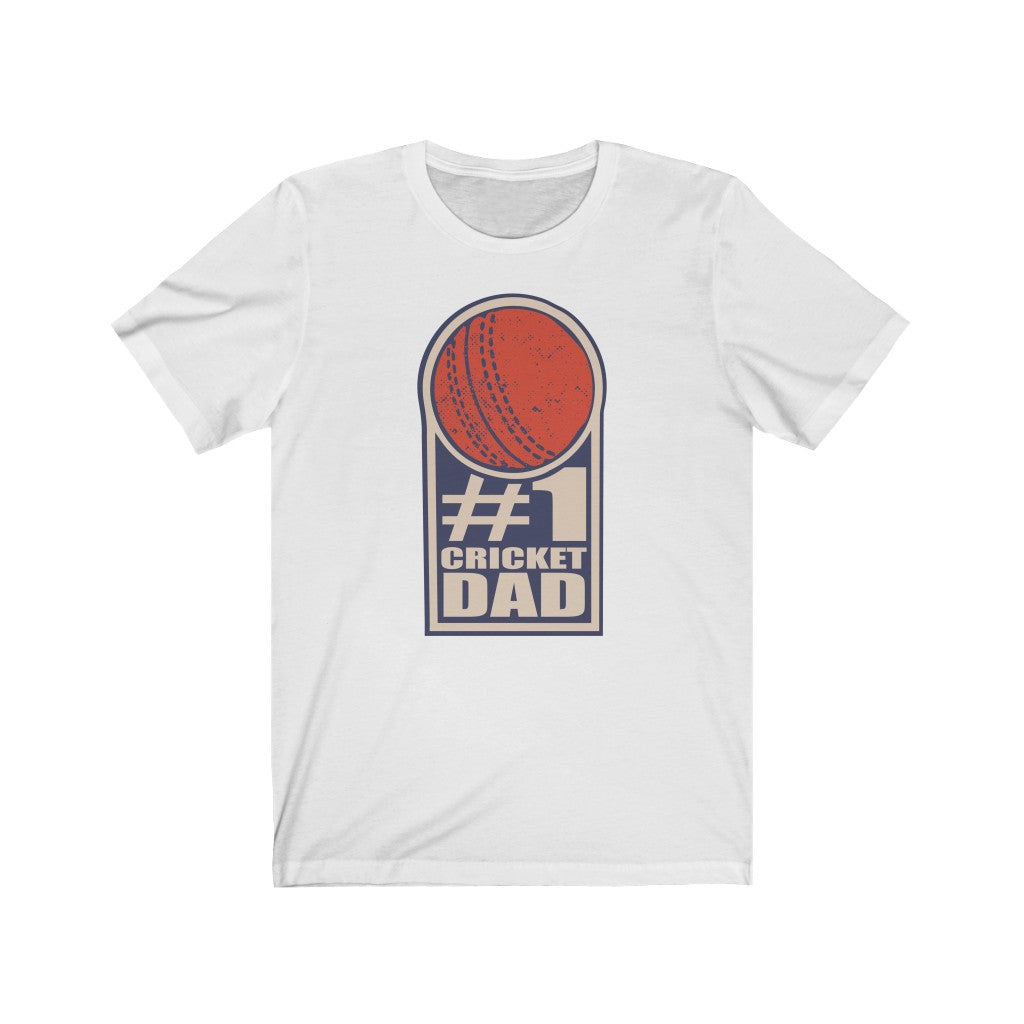 #1 Cricket Dad T-Shirt