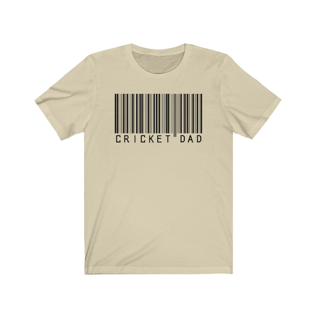 Cricket Dad Barcode T-Shirt