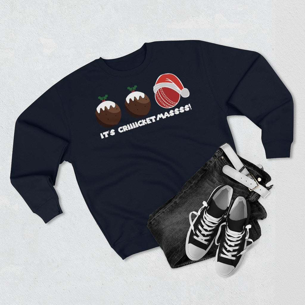Cricket Ball Christmas Pudding Jumper