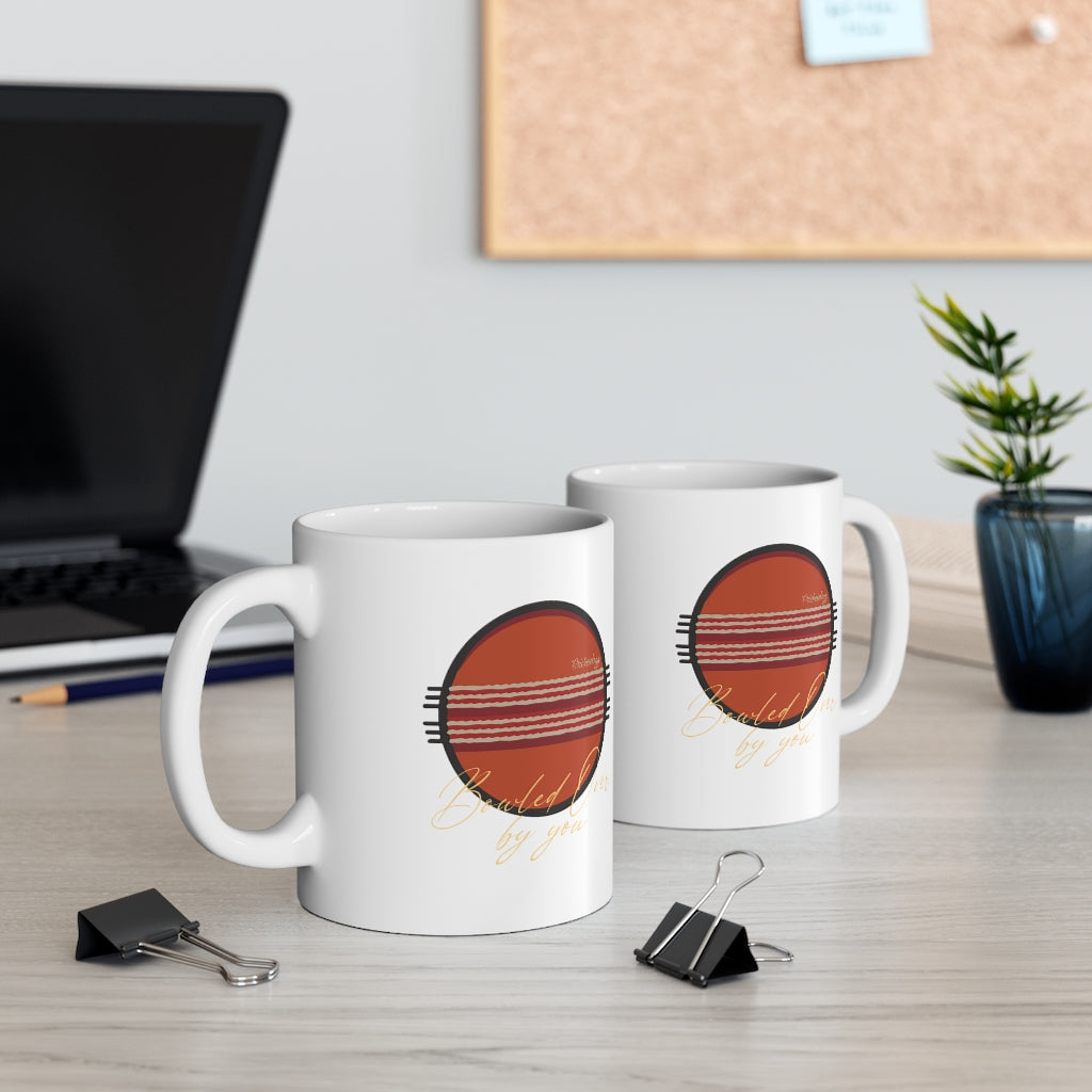 Bowled over by you Cricket Mug