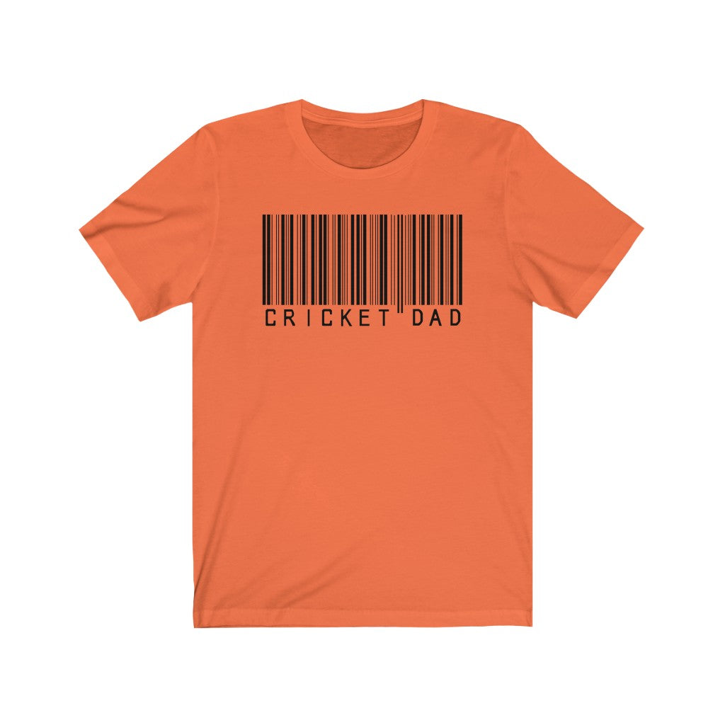 Cricket Dad Barcode T-Shirt