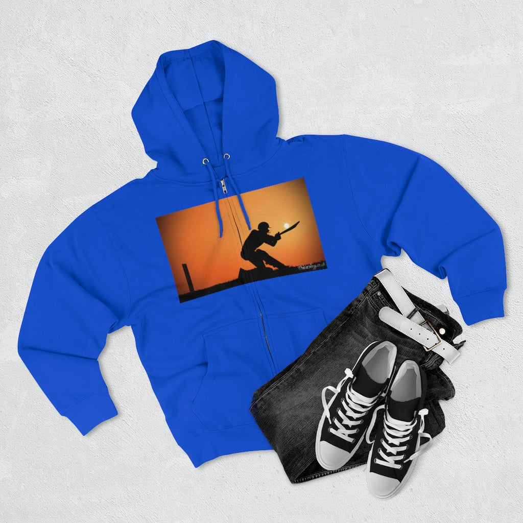 Sunset Cricket Hooded Zip Sweatshirt