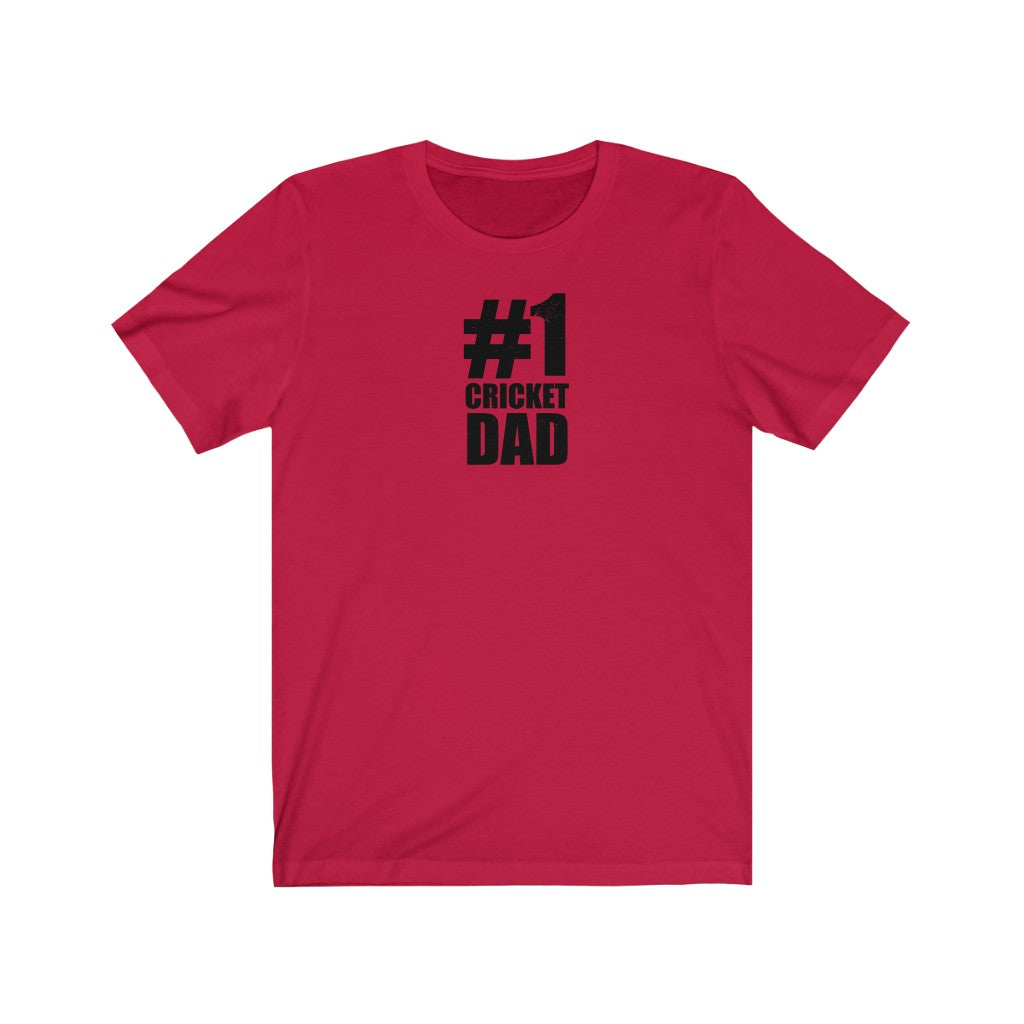 #1 Cricket Dad T-Shirt