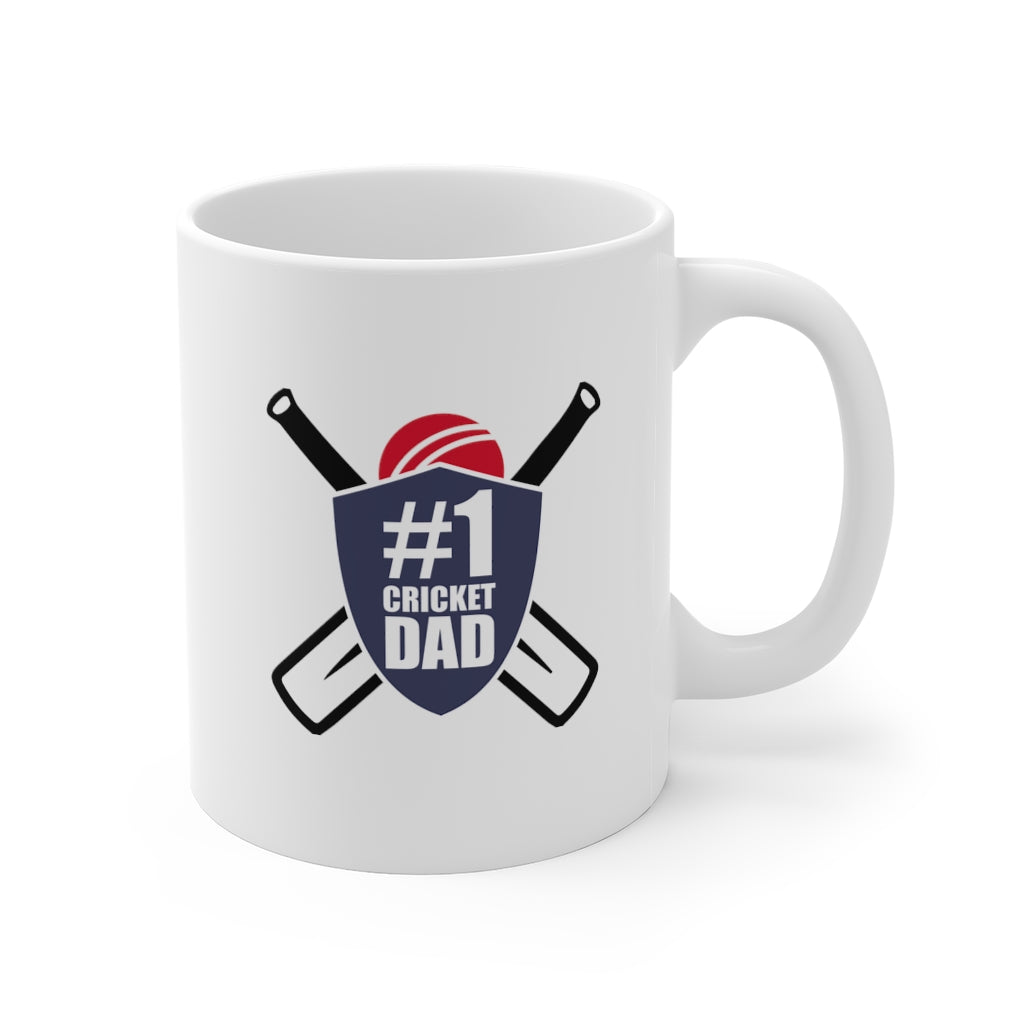 #1 Cricket Dad Mug