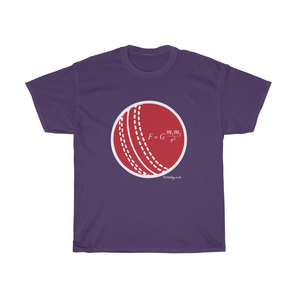 Gravity Equation Cricket Ball T-Shirt