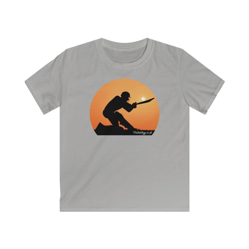 Kids Sunset Cricket T-Shirt
