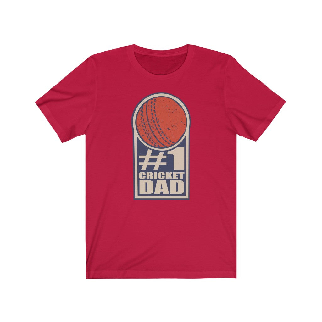 #1 Cricket Dad T-Shirt