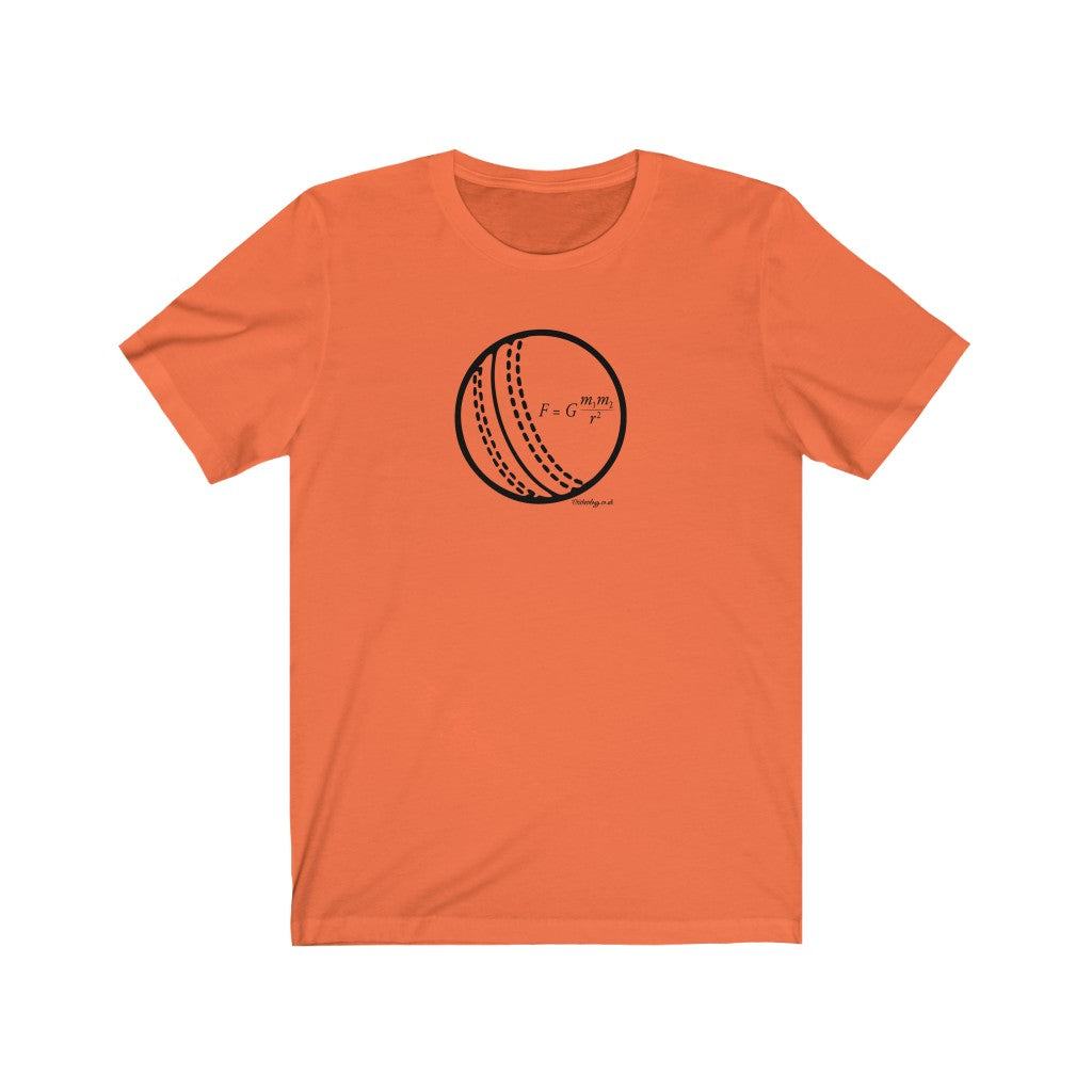 Gravity Equation Cricket Ball T-Shirt