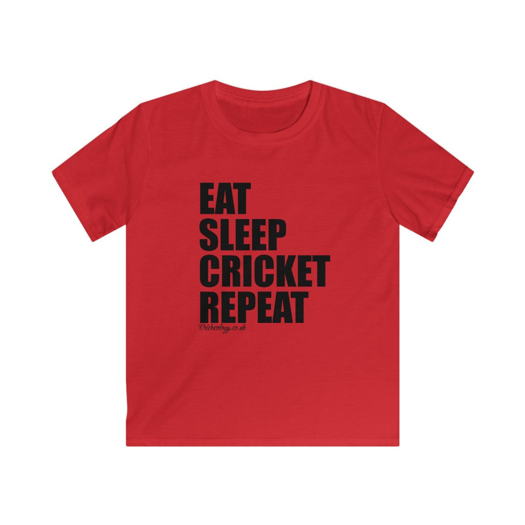 Kids EAT SLEEP CRICKET REPEAT T-Shirt