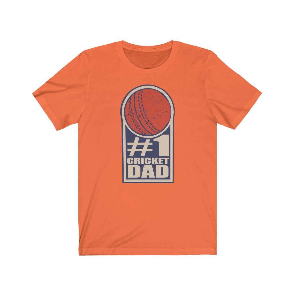 #1 Cricket Dad T-Shirt