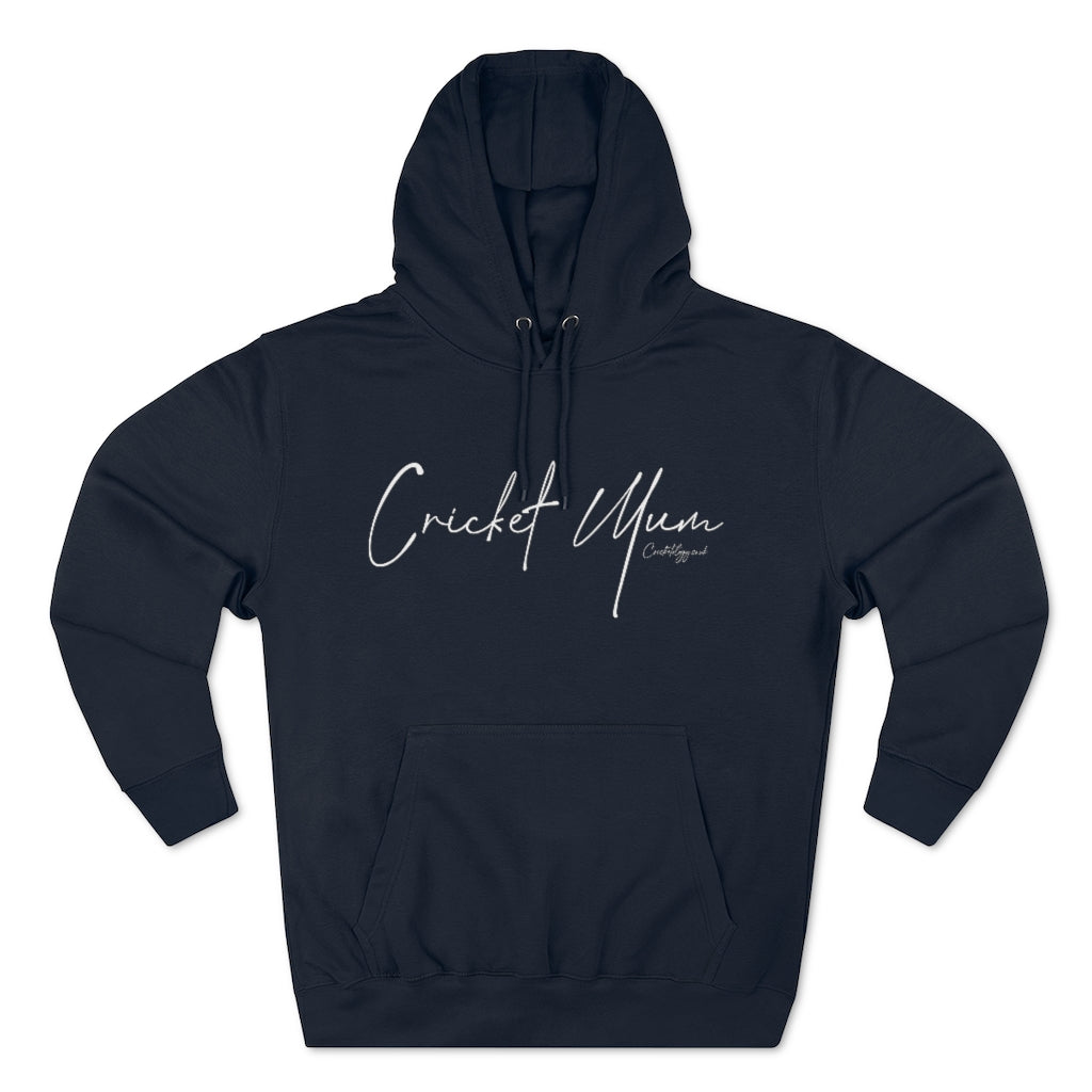 Cricket Mum Hoody White