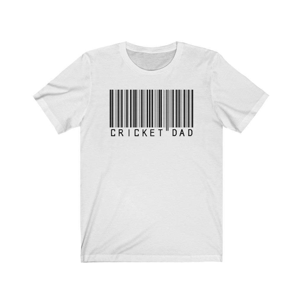 Cricket Dad Barcode T-Shirt