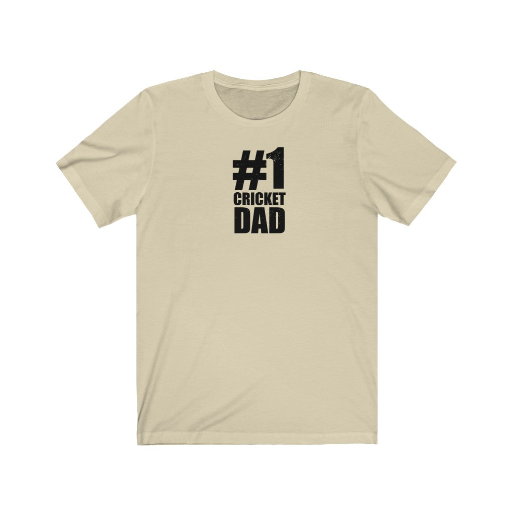 #1 Cricket Dad T-Shirt