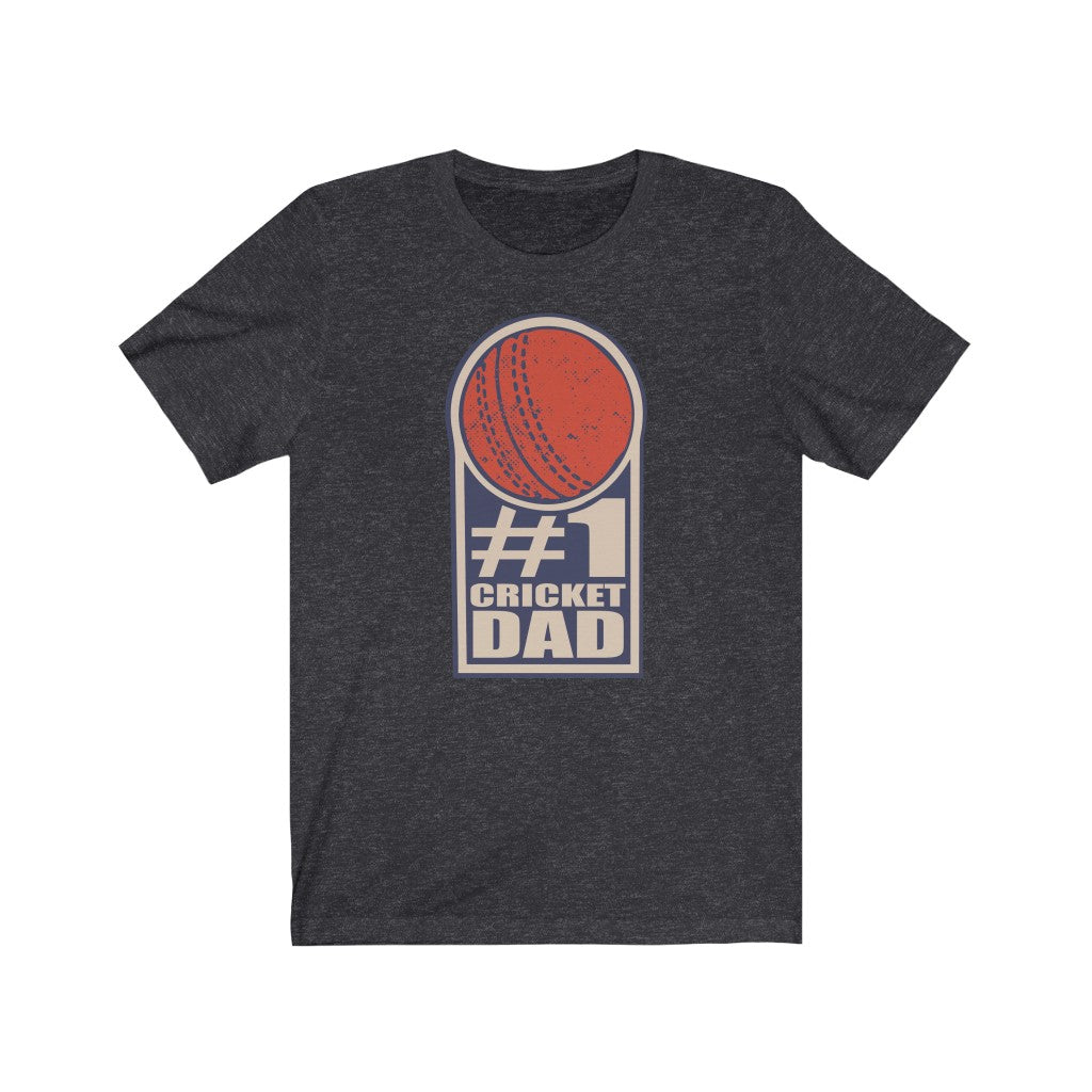 #1 Cricket Dad T-Shirt