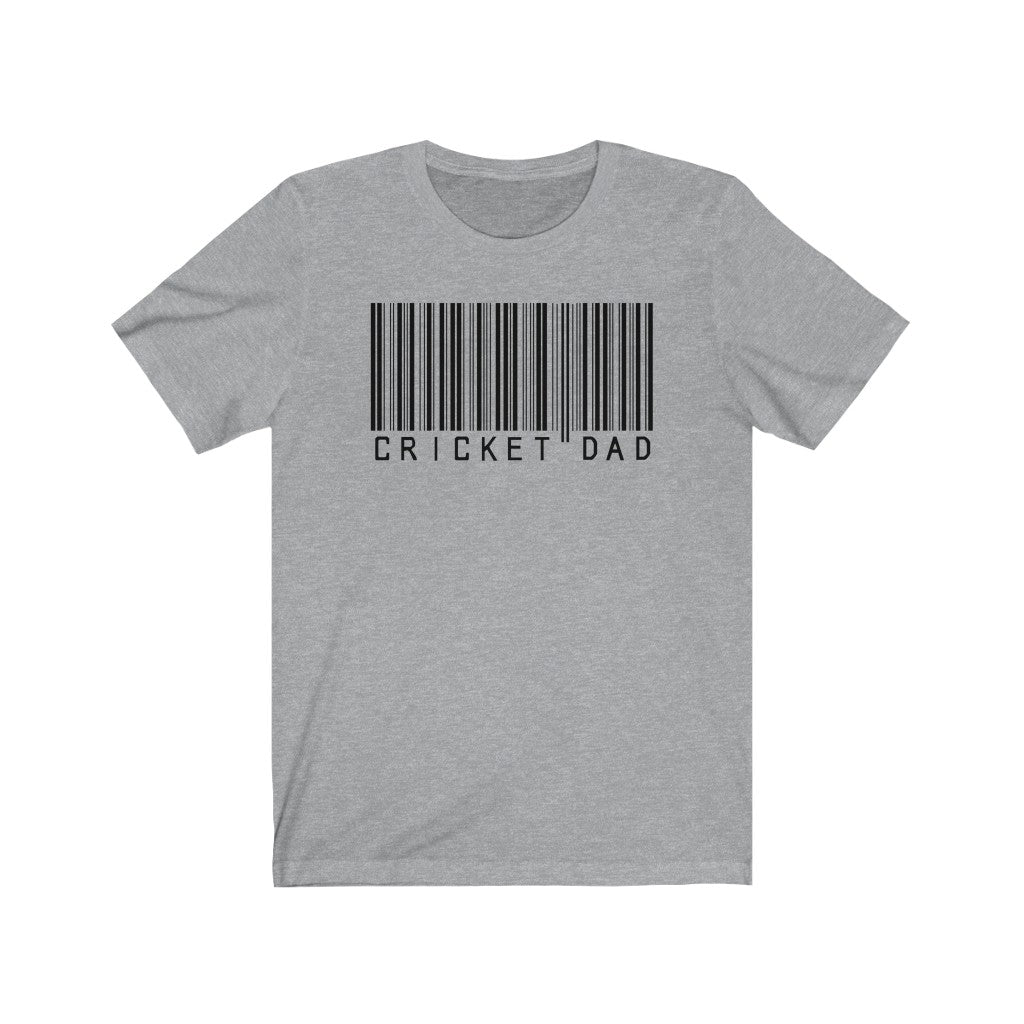 Cricket Dad Barcode T-Shirt