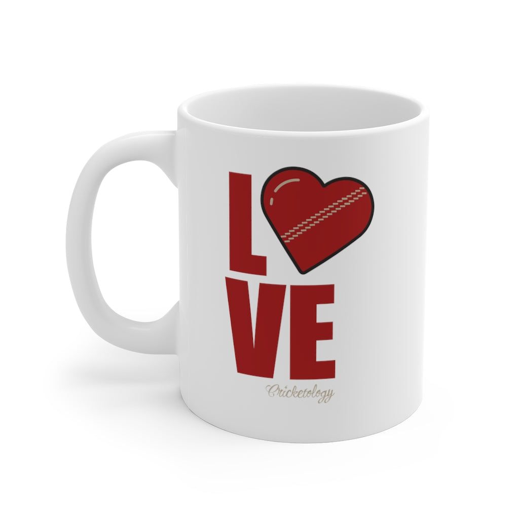 'Love' Cricket Mug