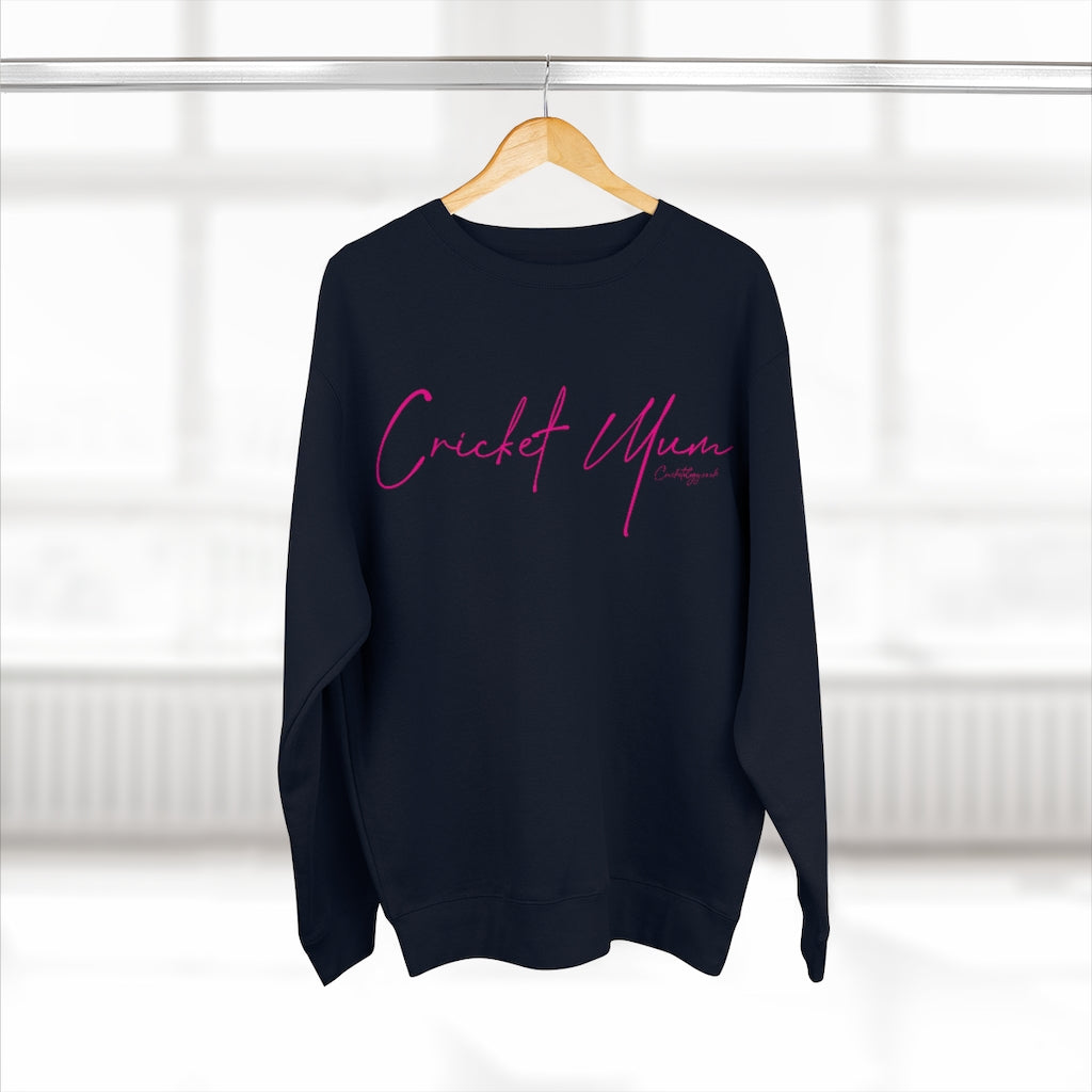 Cricket Mum Sweatshirt Pink