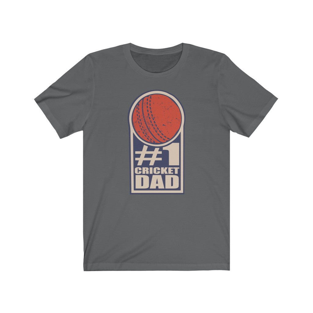 #1 Cricket Dad T-Shirt