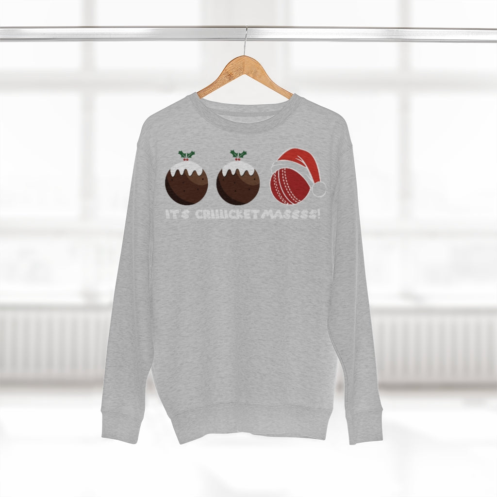 Cricket Ball Christmas Pudding Jumper