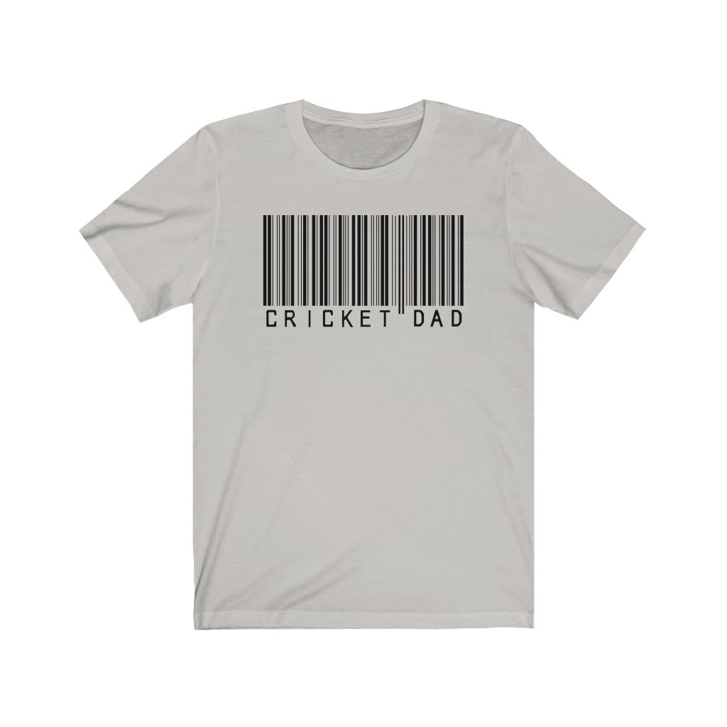 Cricket Dad Barcode T-Shirt
