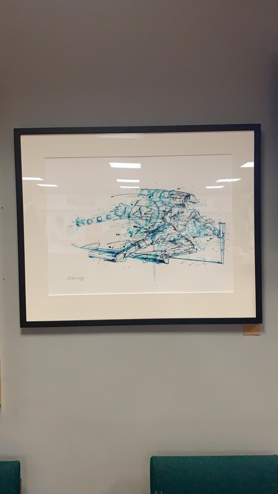 'World Cup Moment' Framed Original Artwork