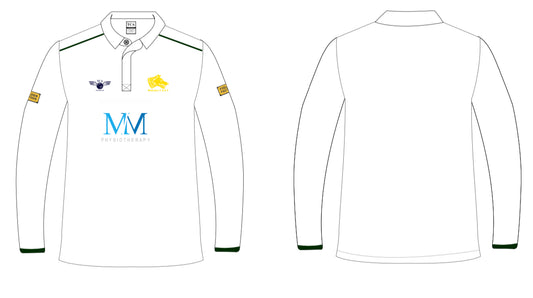 Senior LS White Playing Shirt (Walsden CC)