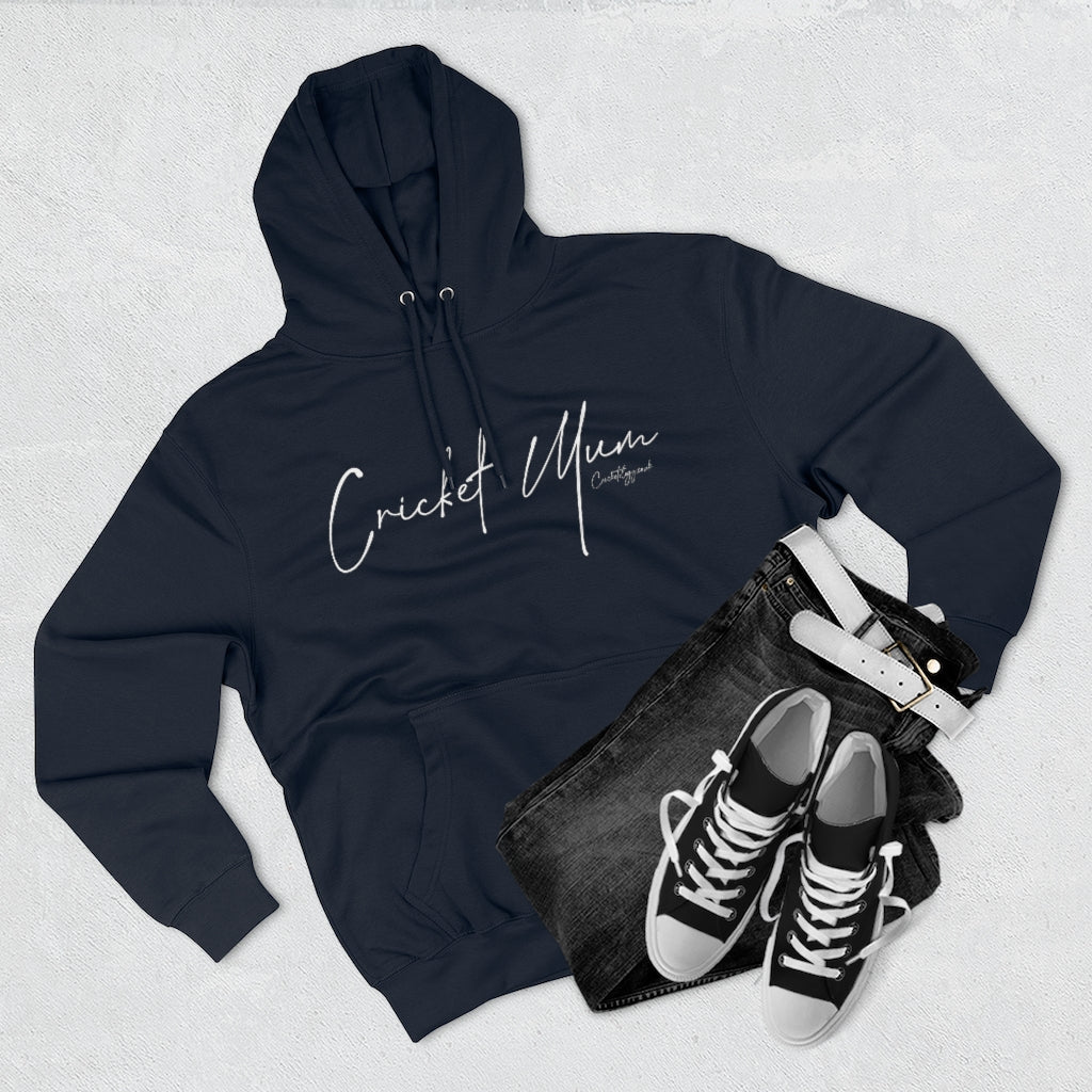 Cricket Mum Hoody White