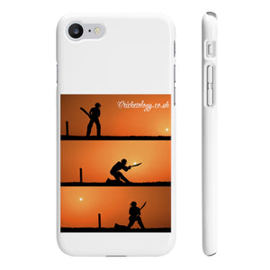 Sunset Cricket Slim Phone Cases