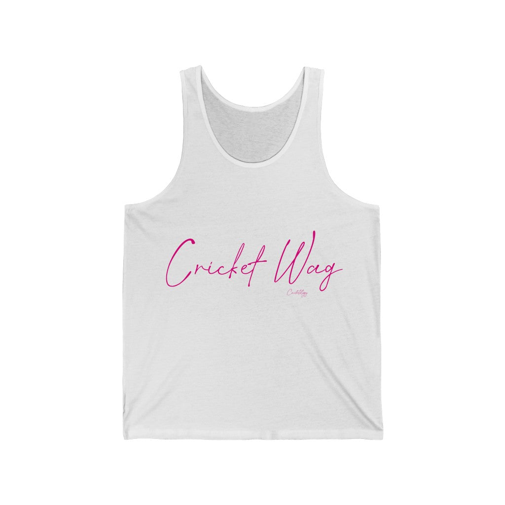 Cricket WAG Tank Top Pink
