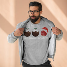 Load image into Gallery viewer, Cricket Ball Christmas Pudding Jumper
