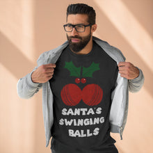 Load image into Gallery viewer, Santa&#39;s Swinging Balls Christmas Jumper
