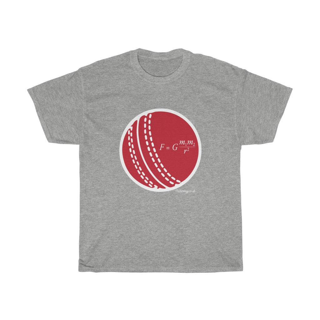 Gravity Equation Cricket Ball T-Shirt