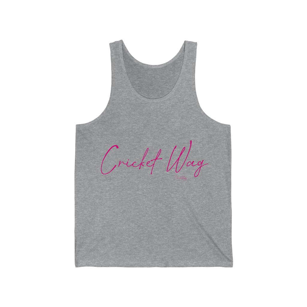 Cricket WAG Tank Top Pink