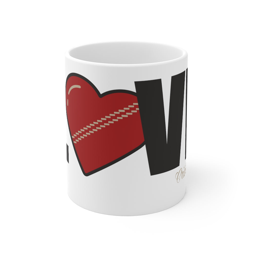 'LOVE' Cricket Mug