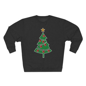 Cricket Ball Christmas Tree Jumper
