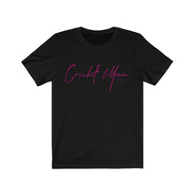 Load image into Gallery viewer, Cricket Mum Short Sleeve Tee Pink
