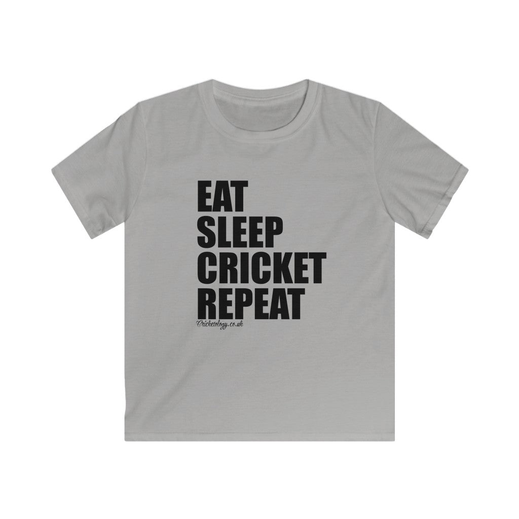 Kids EAT SLEEP CRICKET REPEAT T-Shirt
