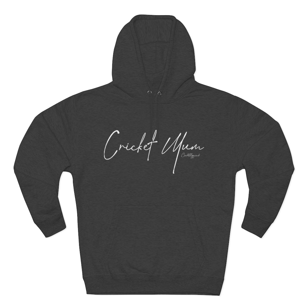 Cricket Mum Hoody White
