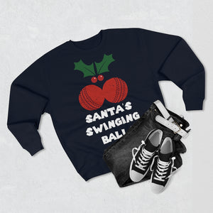Santa's Swinging Balls Christmas Jumper