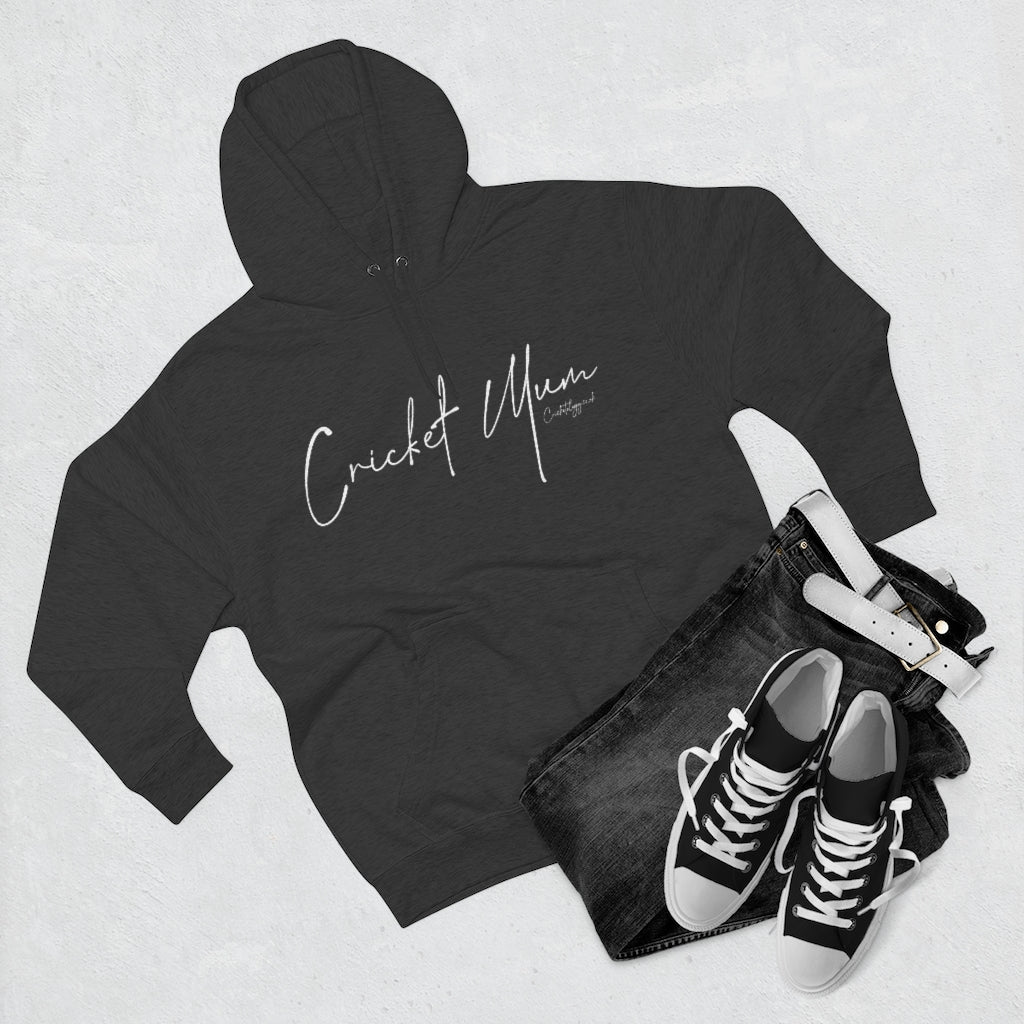Cricket Mum Hoody White