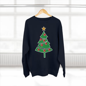 Cricket Ball Christmas Tree Jumper