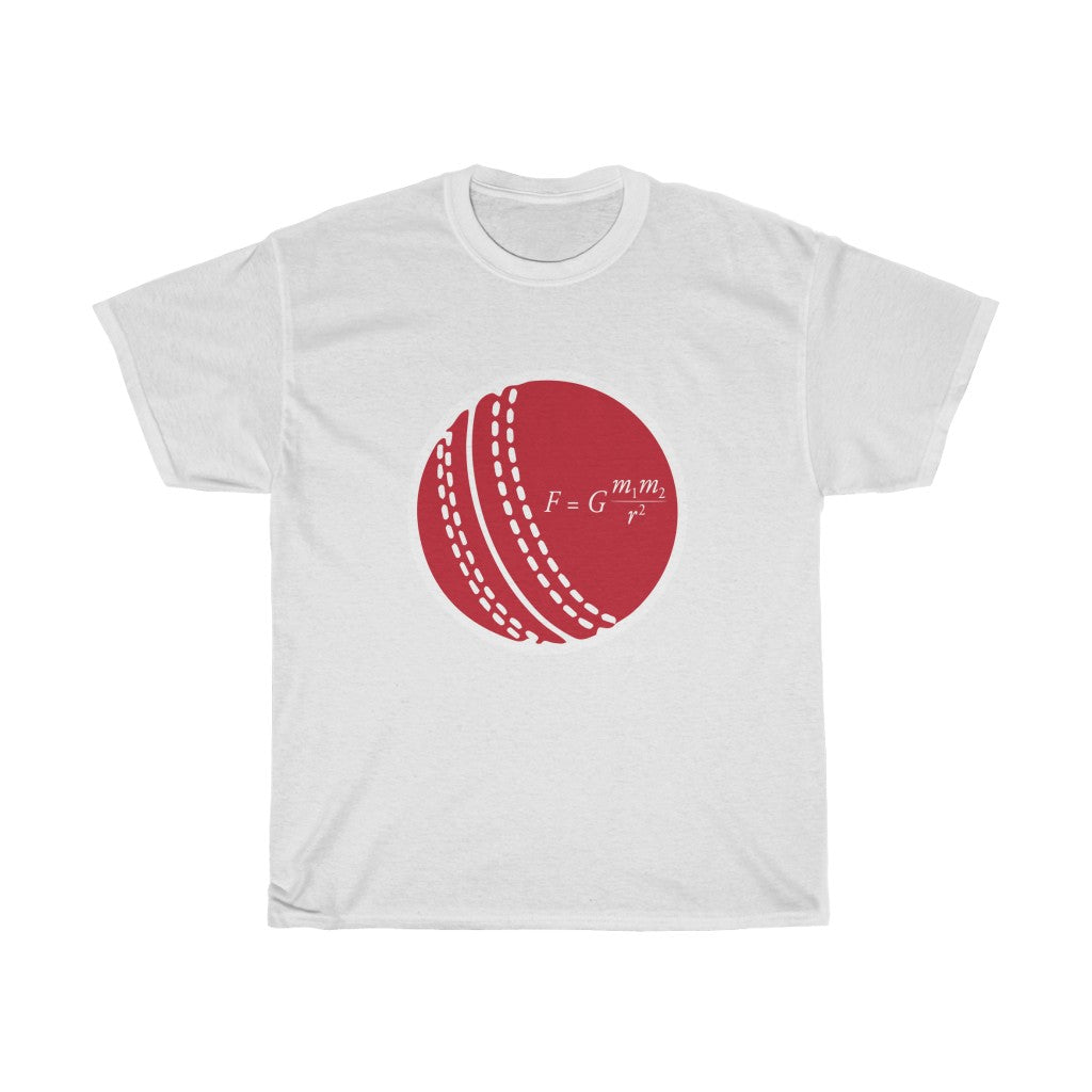 Gravity Equation Cricket Ball T-Shirt