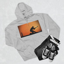 Load image into Gallery viewer, Sunset Cricket Hooded Zip Sweatshirt
