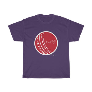 Gravity Equation Cricket Ball T-Shirt