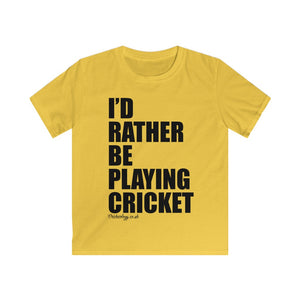 I'd rather Be Playing Cricket T-Shirt
